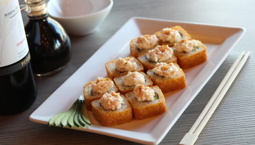 Vino e Sushi, quando l’abbinamento è frizzante